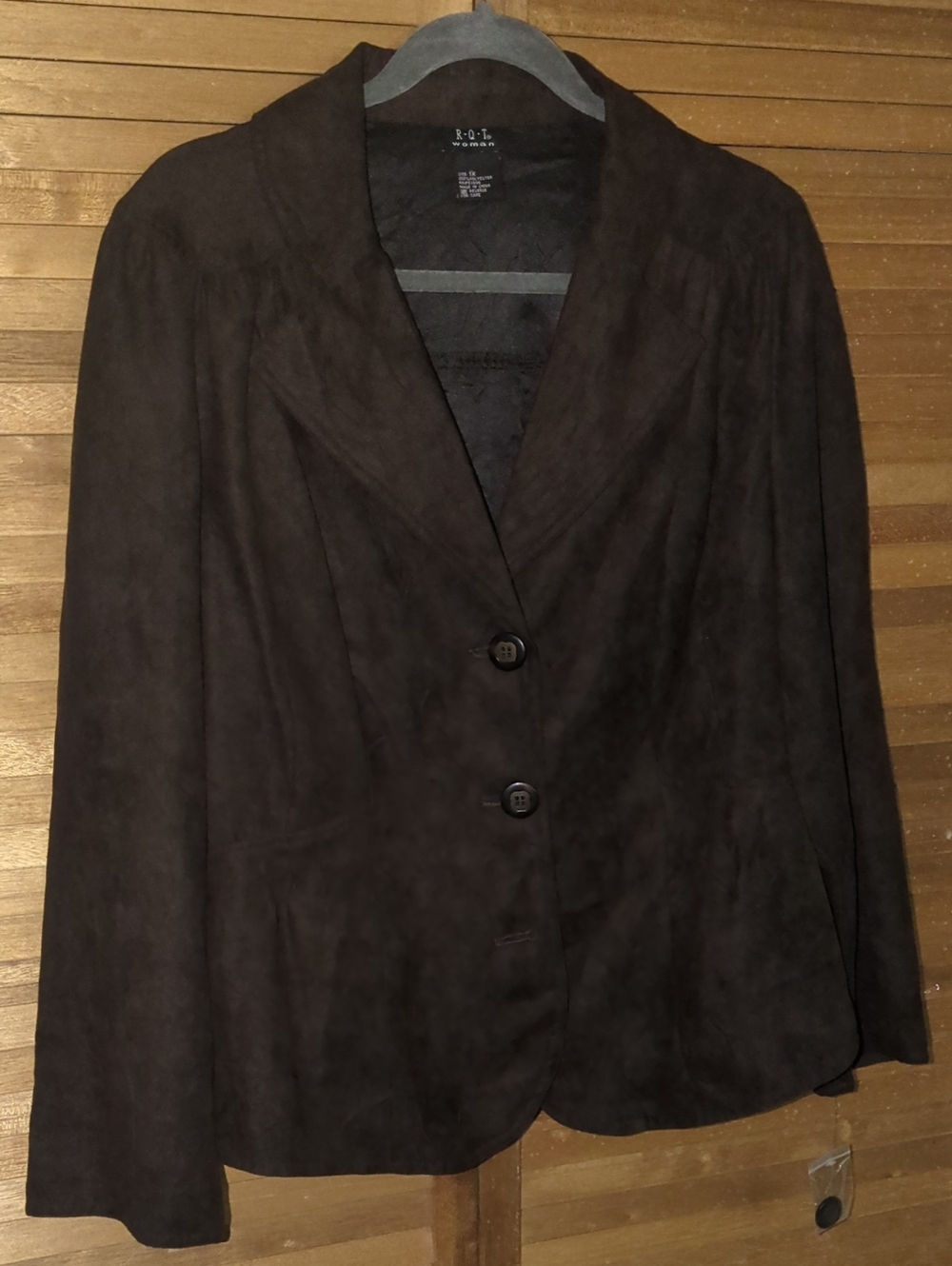 Vintage R.Q.T Women's Blazer Jacket - Picture 3 of 6
